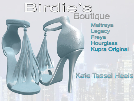 Second Life Marketplace - Birdie's Boutique - Kate Heels - Sky